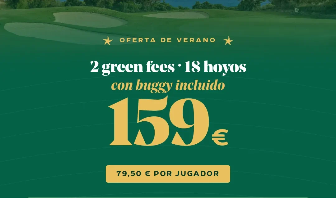 Oferta de green fee de verano en el golf de Novo Sancti Petri con vistas al Atlántico