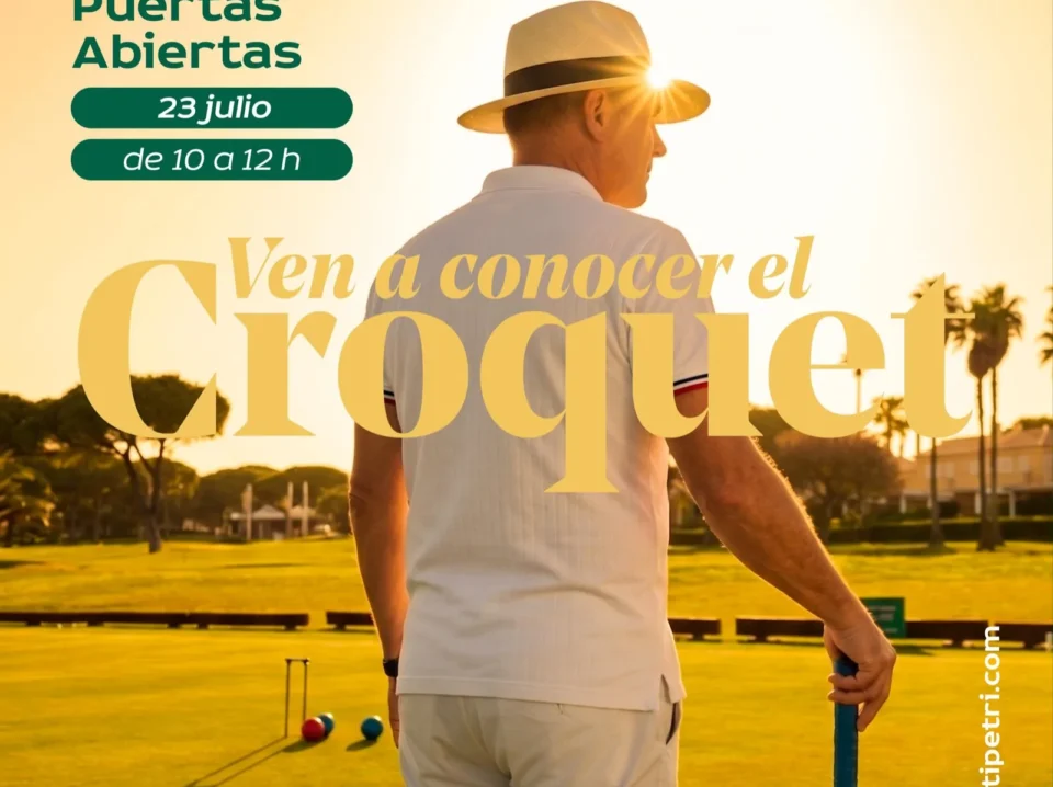 puertas-abiertas-de-croquet Cartel de la jornada de puertas abiertas de croquet en el Real Novo Sancti Petri